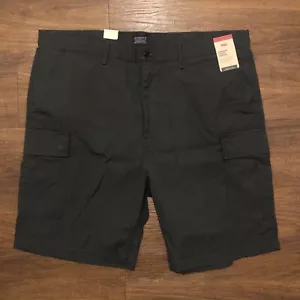 NEW Levi's Carrier Cargo Utility Shorts Snap Pockets Ripstop Men's Size 44 Gray - Picture 1 of 16