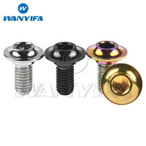 Wanyifa Titanium Bolt M5 Clamp Screw For Road Bike C Brake Shoes C Clamp Brake - Picture 1 of 11
