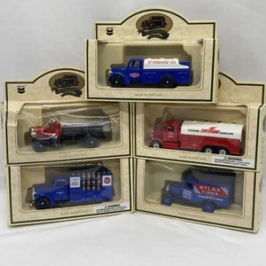 Chevron Commemorative Model Die Cast Metal Cars Trucks Vintage England Lot Of 6 - Picture 1 of 6