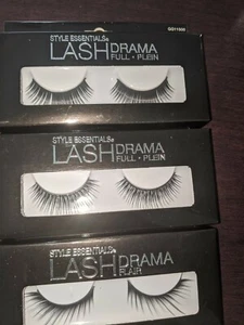 1 - 3 pack Style Essentials Lash Drama Flair, Full and Graduated Lashes - Picture 1 of 9