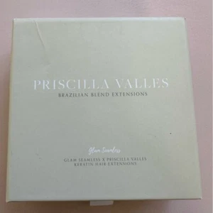 Priscilla Valles Keratin Bond Hair Extensions 25" Dark Medium Ash Brown #4 - Picture 1 of 6