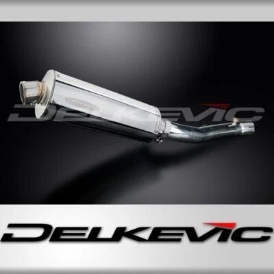 Honda CBR600F 2001-2006 350mm OVAL STAINLESS BSAU SILENCER EXHAUST KIT - Image 1 of 4