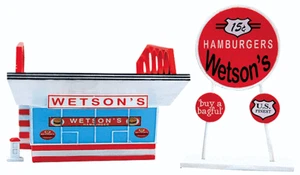 Imex N 6321 Wetson's Hamburger Fast Food Stand Pre-Built Structure Building - Picture 1 of 5
