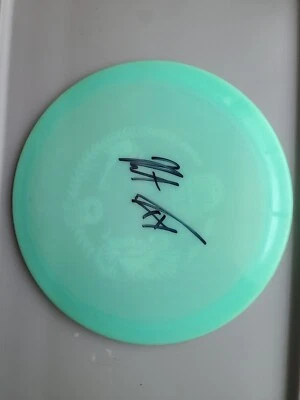 Signed 2017 Nate Sexton Bottom Stamp USDGC Glow Firebird Rare Innova disc 175 G - Image 1 of 2