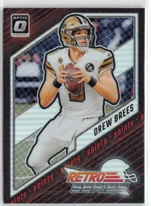 2023 Donruss Optic Drew Brees Retro Series Insert New Orleans Saints #10 - Picture 1 of 2