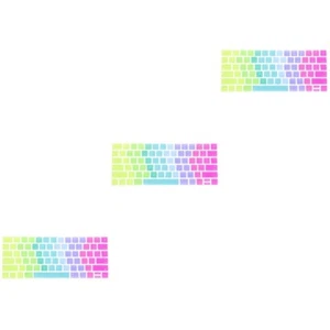 3pcs Cover Tastiera TPU Wireless Keyboard Protector Compatibile con la Pelle per - Foto 1 di 12
