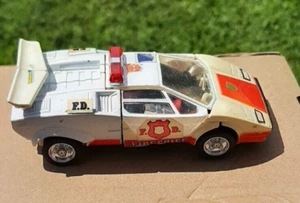 1985 Transformers G1 Red Alert Vintage Hasbro Takara Fire Chief Car Only Nice - Picture 1 of 9