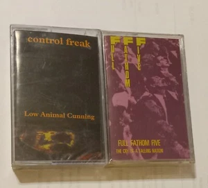 2 Tape set CONTROL FREAK Low FULL FATHOM FIVE Cry Cassette Punk Grunge - Picture 1 of 4