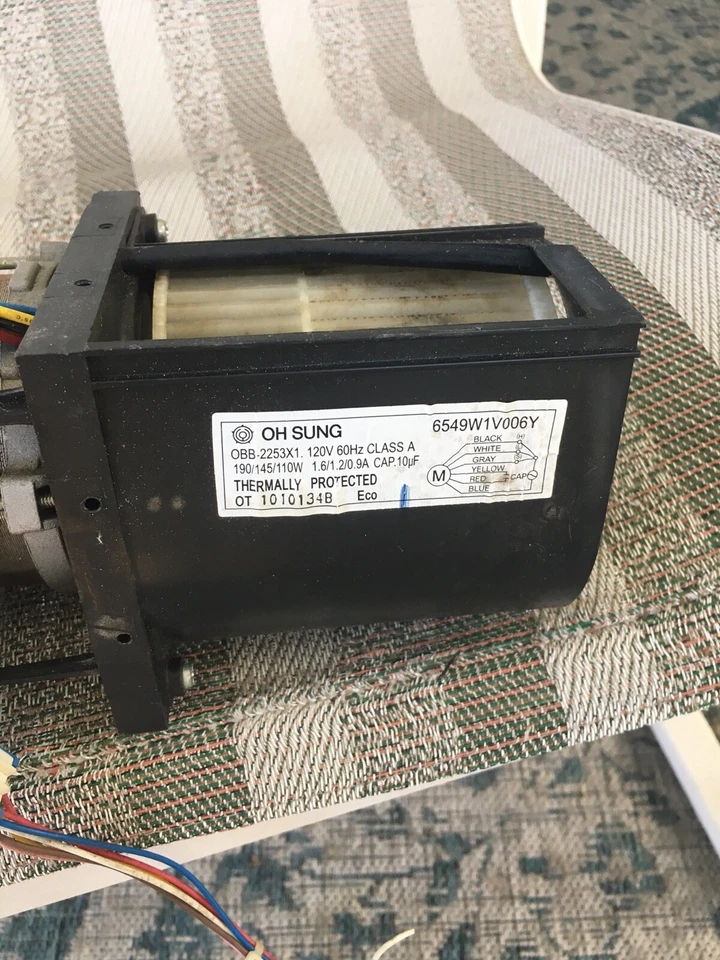 OH SUNG Horno Microondas Soplador Ventilador Motor Número de Pieza 0BB-2253X1 Foto 1 de 4