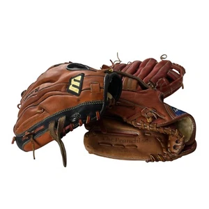 Lot of 3 Baseball Gloves – Mizuno, Spalding, Cooper | Rt Hand Vintage Leather - Picture 1 of 21
