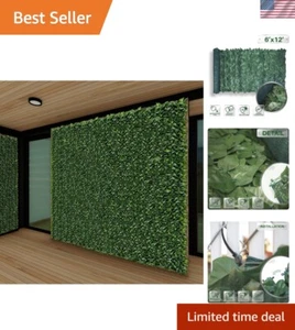 Versatile 6' x 12' Faux Ivy Fence Screen for Stylish Outdoor Privacy Solutions - Picture 1 of 9