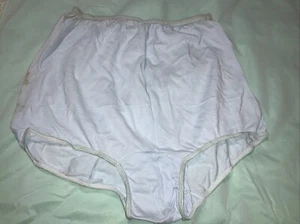 VINTAGE Eiderlon GRANNY PANTY.   Größe 41-43 Baumwolle/Viskose. BLUE NOS - Bild 1 von 2