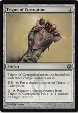 Trigon of Corruption *PLAYSET* Magic MtG x4 Scars of Mirrodin SP