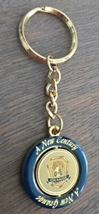 A New Century Grange Patrons Of Husbandry Keychain Gold Tone - Bild 1 von 6