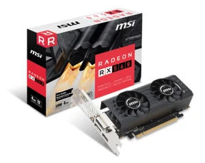 MSI Radeon RX 560 4GT LP OC GPU Low profile Overclock Rare Gaming Graphics Card - Picture 1 of 6