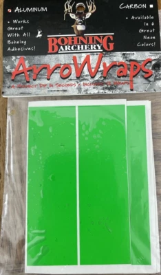 Bohning Archery #5091PB Light Green Arrow Wraps Aluminum-Brand New-SHIPS N 24 HR - Image 1 of 3