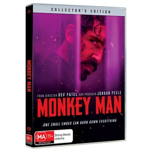 Monkey Man - Collector's Edition DVD | NEW+SEALED | FREE POST - Picture 1 of 3