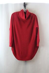 Athleta Women's Red Turtleneck Sweater sz M