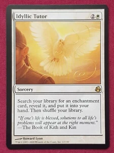 Magic The Gathering MORNINGTIDE IDYLLIC TUTOR white card MTG - Picture 1 of 2
