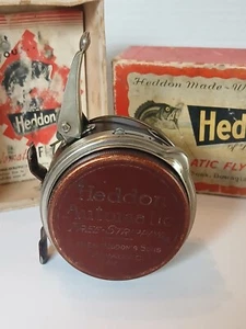 Carrete de pesca vintage Heddon Fly James Heddon's Sons EE. UU. Michigan - Imagen 1 de 7