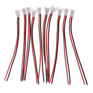 5 Paires RC Modèle 2Pin 51005 Connecteur Fiche Mâle Femelle Fil Câble Ligne 100mm - Photo 1/5