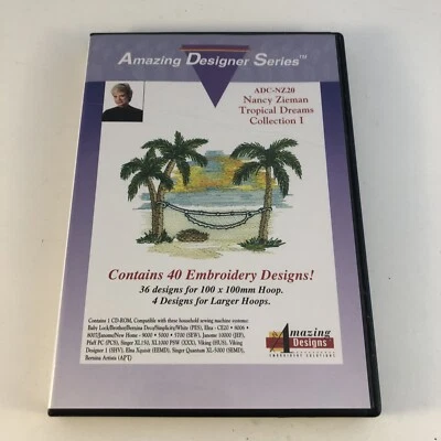 Nancy Zieman ADC-NZ20 Amazing Designer Series Tropical Dreams Collection I - Image 1 of 3