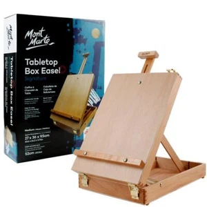 Tabletop Easels for Painting Beech Wood Desk Box Easels for Kids and Adults - Picture 1 of 7