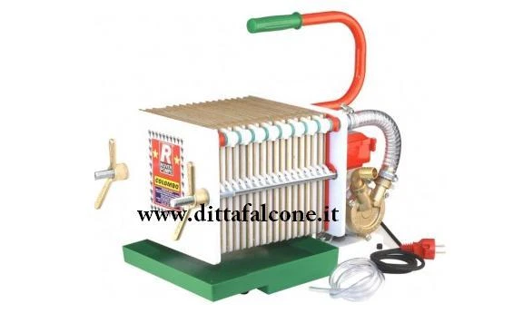 ROVER POMPE Filtro a piastre per vino - Rover Colombo 18 - enologico elettrico per filtrare