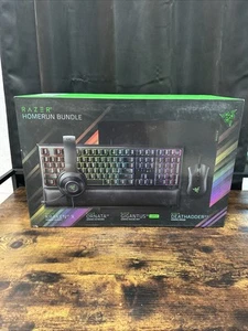 Razer Homerun Gaming Bundle Keyboard + Mouse + Pad + Headset - Picture 1 of 8
