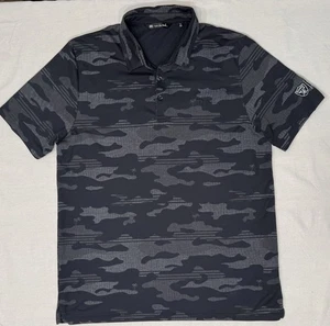 Camisa Polo Travis Mathew Golf Performance Manga Corta Para Hombre XL Negra Camuflaje - Imagen 1 de 8
