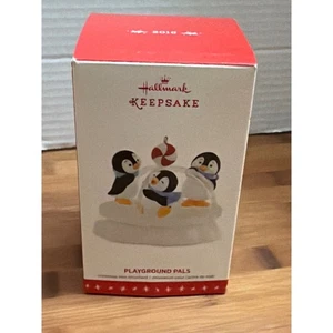 Hallmark Keepsake Playground Pals 2016 Christmas Tree Ornament Penguin Theme - Picture 1 of 9