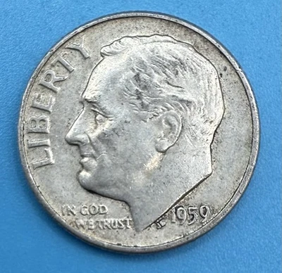 1959-D 10C Roosevelt Dime Coin 90% Silver - Image 1 of 2