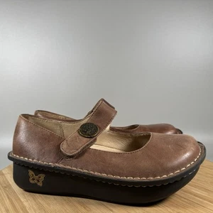 Alegria Women Shoes Paloma Mary Jane Size EU 35 US 5 Brown Leather Comfort - Picture 1 of 8
