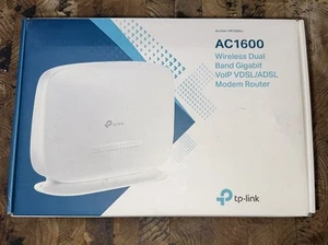 TP-Link Archer VR1600v AC1600 Wireless Dual Band VoIP VDSL/ADSL Modem Router - Picture 1 of 9