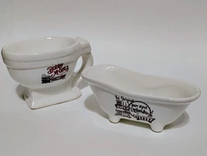 Bobby McGees Toilet Bowl Mug & Bathtub Soap Dispenser - Picture 1 of 6