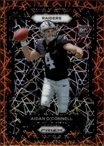 2023-24 Panini Prizm #360 Aidan O'Connell RC Orange Lazer Prizm - Picture 1 of 2