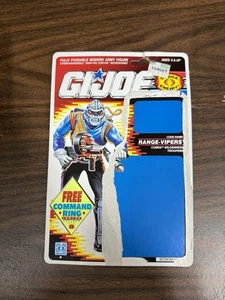 GI JOE 1990 RANGE-VIPERS FULL CARD BACK UNCUT FILE CARD VINTAGE HASBRO FC1 - Bild 1 von 2