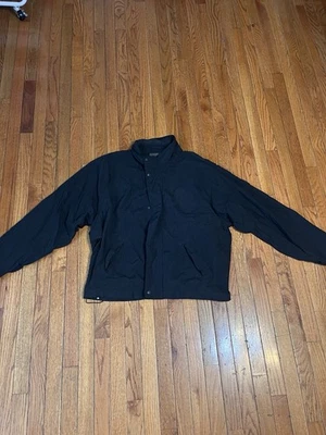 Mens Dockers Golf Size Large Black Windbreaker Fall Outdoors Casual Jacket - Image 1 of 4