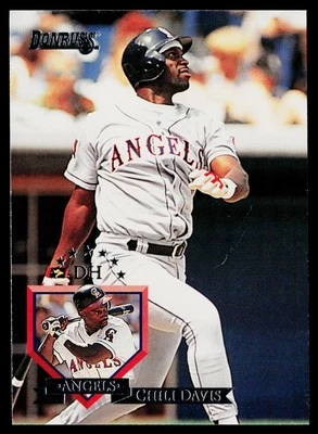1995 Donruss #452 Chili Davis California Angels - Image 1 of 2