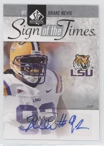 2011 SP Authentic Sign of the Times Drake Nevis #ST-DN Rookie Auto RC - Picture 1 of 4