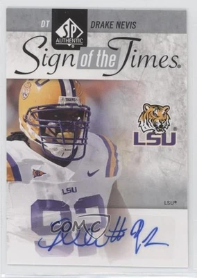 2011 SP Authentic Sign of the Times Drake Nevis #ST-DN Rookie Auto RC - Image 1 of 2