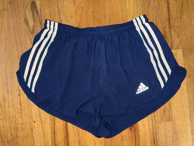 Adidas Nylon Shorts Vintage MEDIUM Sprinter Shiny Satin Retro - Image 1 of 4