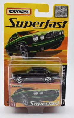 Matchbox New Superfast #57 Jaguar XJ6 schwarz. Blister. Limited 8000 - Bild 1 von 2