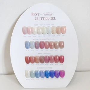 Yogurt Gel Unghie MIGLIORE Glitter Gel 33 Colori Set Gel Smalto K-Beauty - Foto 1 di 6