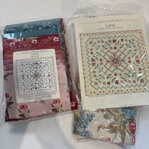 Laundry Basket Quilts CAROL fabric Kit Quilt Kit Pattern & Backing LBQ-1956-K - Picture 1 of 7