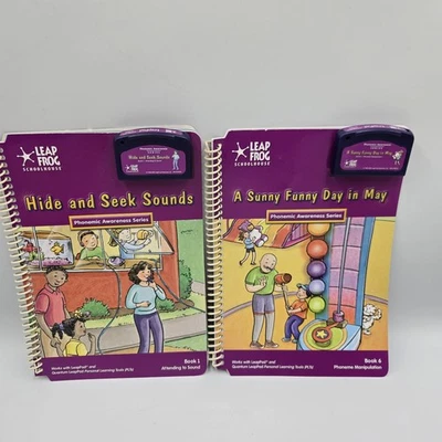 LeapFrog Pad Sistema de Aprendizaje Libro Lote de 2: Serie de Conciencia Fonémica y Carrito Foto 1 de 3