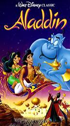 ALADDIN  (VHS Tape 1993- Clamshell Case)Disney Classic  - Preowned - Mint Cond
