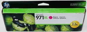 HP CN627AE 971XL CARTUCCIA ORIGINALE MAGENTA OFFICEJET PRO X451/X476/X551/X576 - Picture 1 of 1