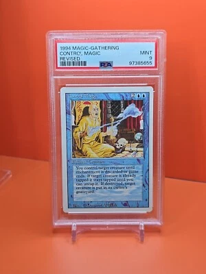 🔵🔵🔵 1994 Magic The Gathering CONTROL MAGIC Revised 3RD Edition PSA 9 🔵🔵🔵 - Image 1 of 2