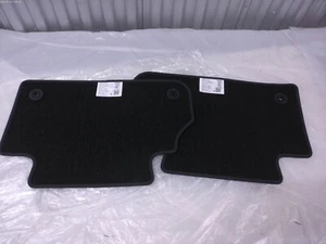 OEM Audi Q5 SQ5 Genuine 2 Piece Carpet Floor Mat Set Charcoal 2018-2024 Black - Picture 1 of 8